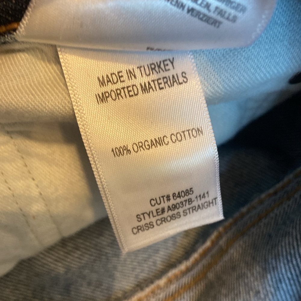 AGOLDE Criss Cross Straigh Range Dark Rinse A9037B-1141 Sz 29 - Picture 8 of 8